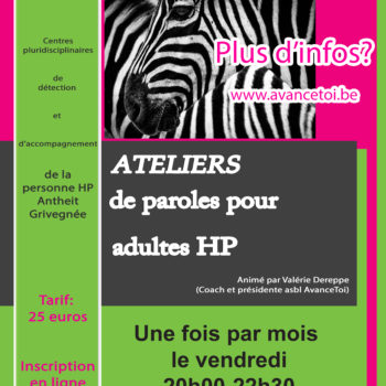 Ateliers de paroles pour adultes HP