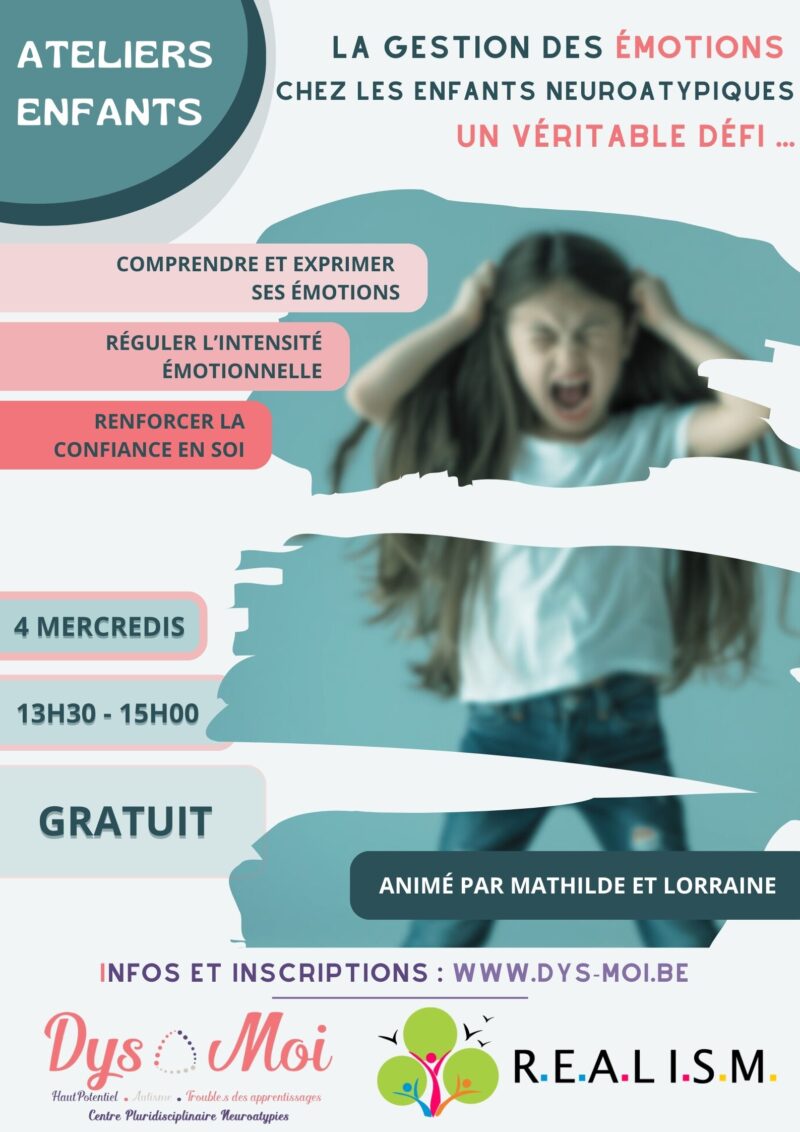 La gestion des émotions chez les enfants neuroatypiques, un véritable défi ...