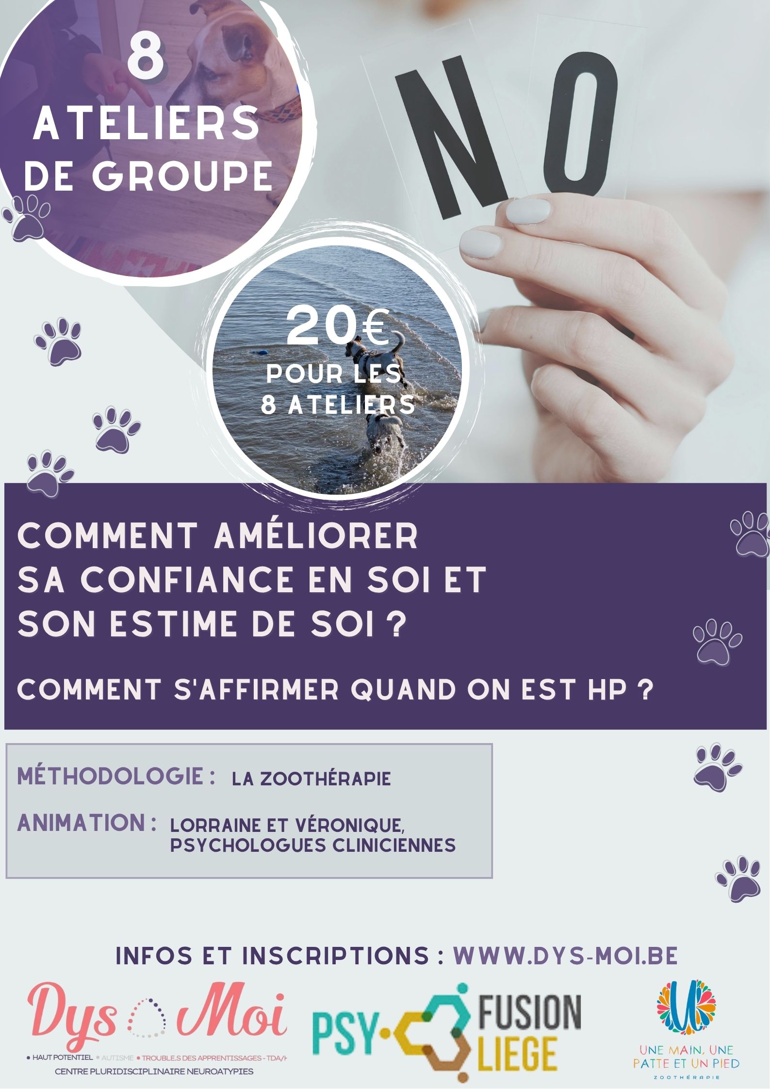 Affirmation de soi - ateliers pour personnes HP