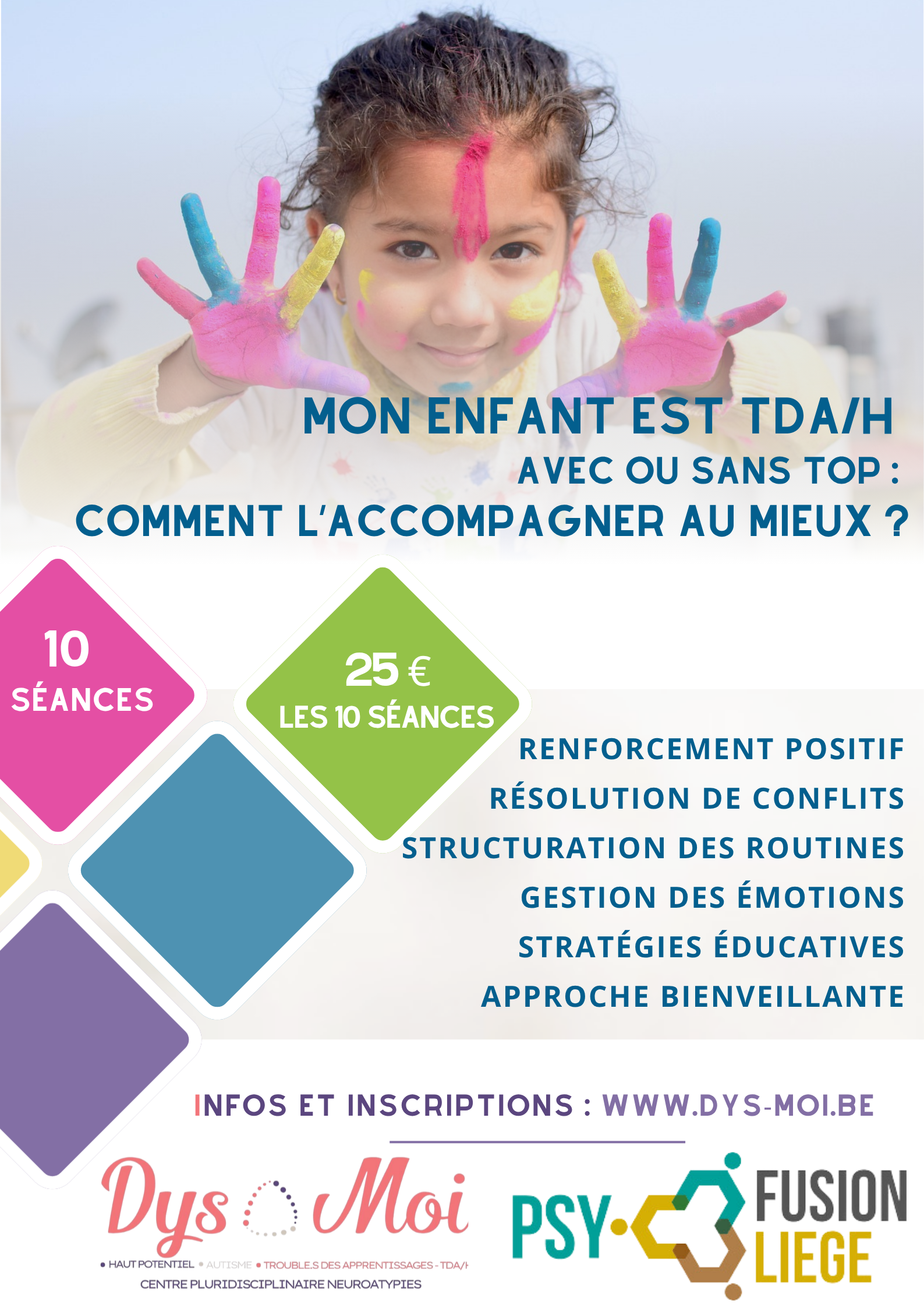 PEHP - programme d'entrainement aux habilités parentales pour enfants TDA/H avec ou sans TOP